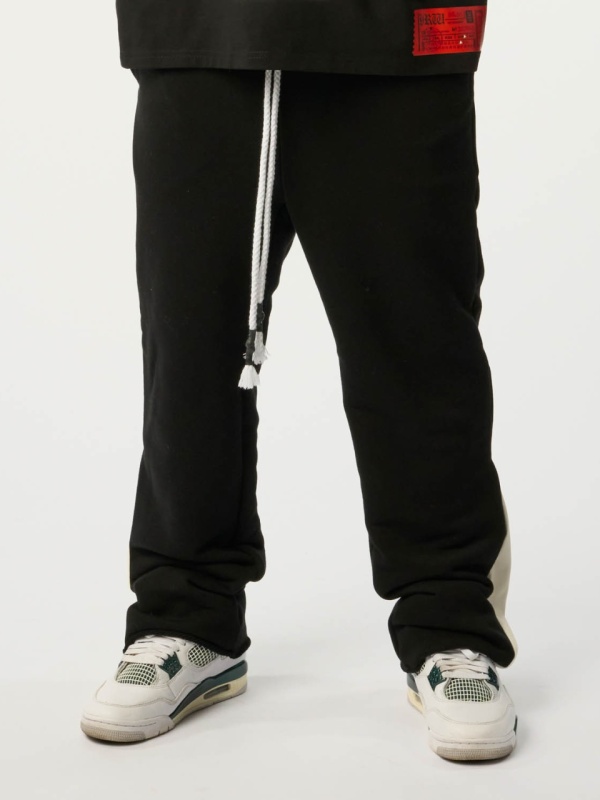 Pantalon negru V alb NBN - Img 2
