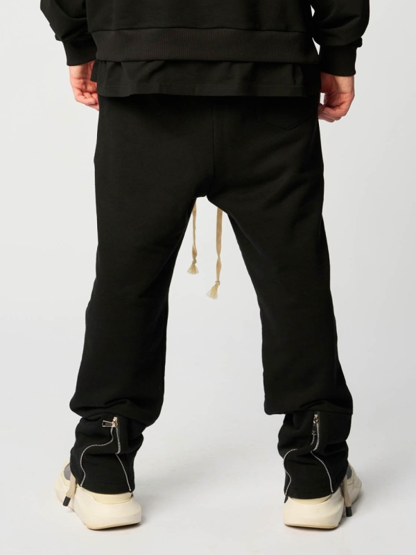 Pantalon negru zipp - Img 2