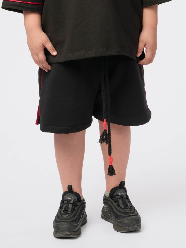 Sort negru insert red YRW