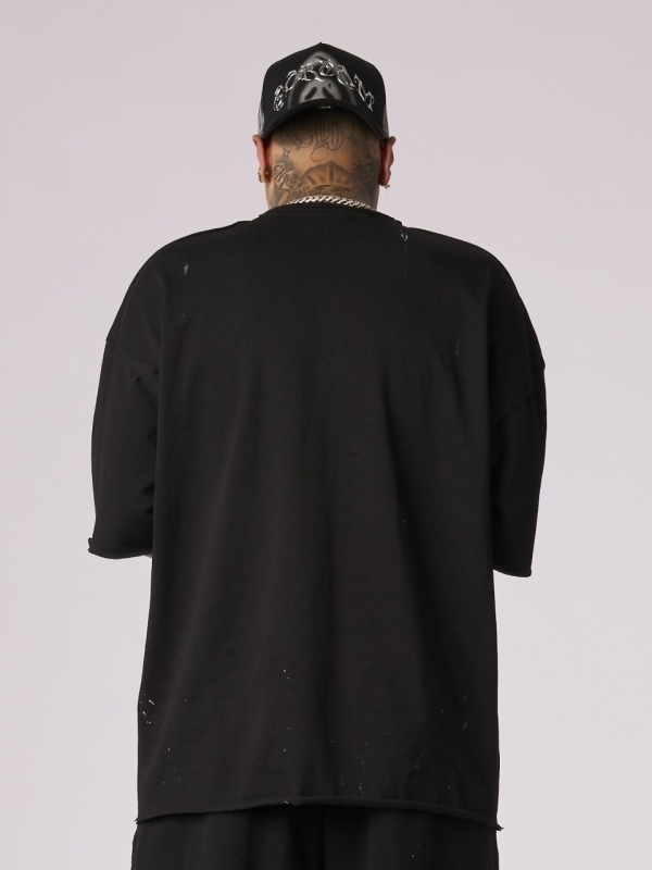Tricou negru splash - Img 4