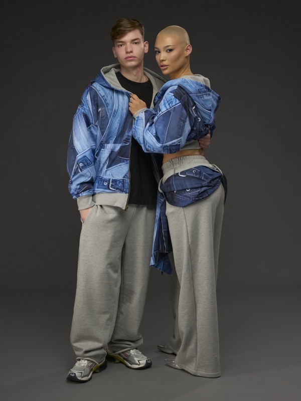 Pantalon duo gri/blue - Img 5