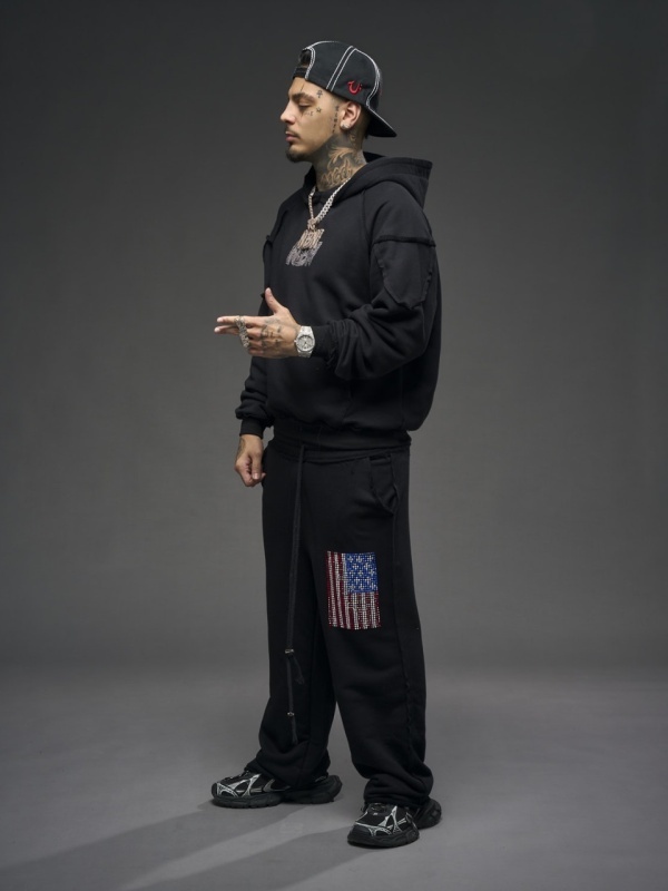 Pantalon flag USA shine - Img 3