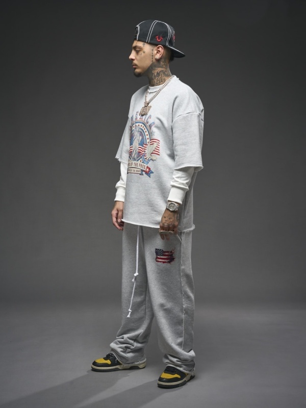 Pantalon gri flag USA/ NBN - Img 3