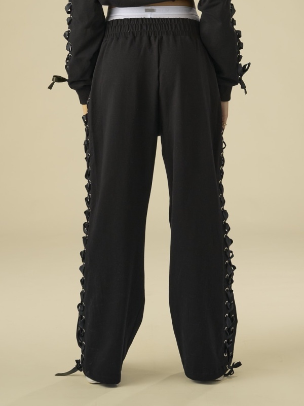 Pantalon negru silk - Img 4