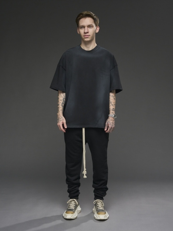 Pantalon negru YOUNG - Img 2