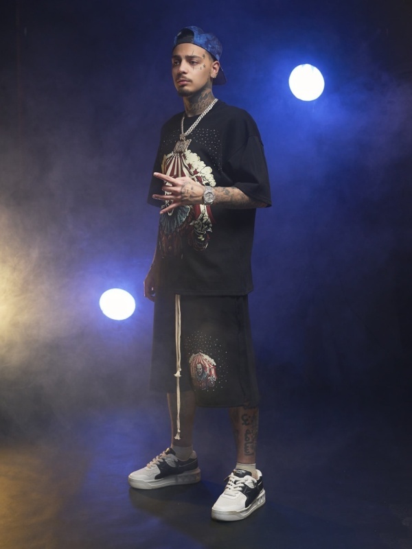 Tricou negru Clown Drip shine - Img 9