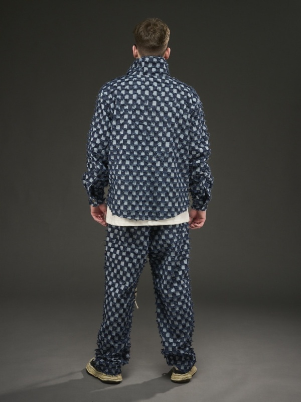 Compleu zipp jeans blue square - Img 5