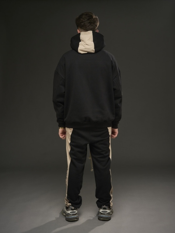 Pantalon negru/bej YR - Img 5