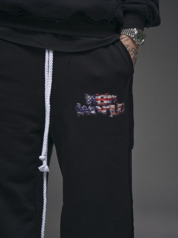 Pantalon negru NBN world USA - Img 4