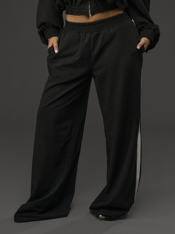 Pantalon negru/unt YS - Img 2