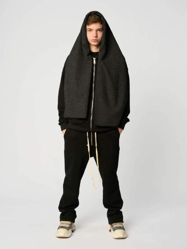 Pantalon negru zipp - Img 4