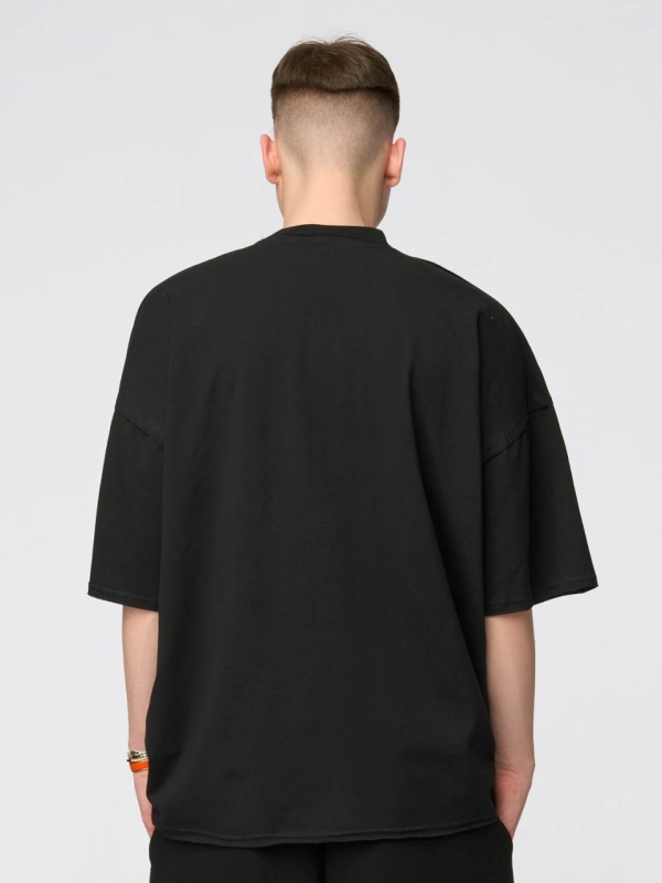 Tricou negru torn YOUNG - Img 3