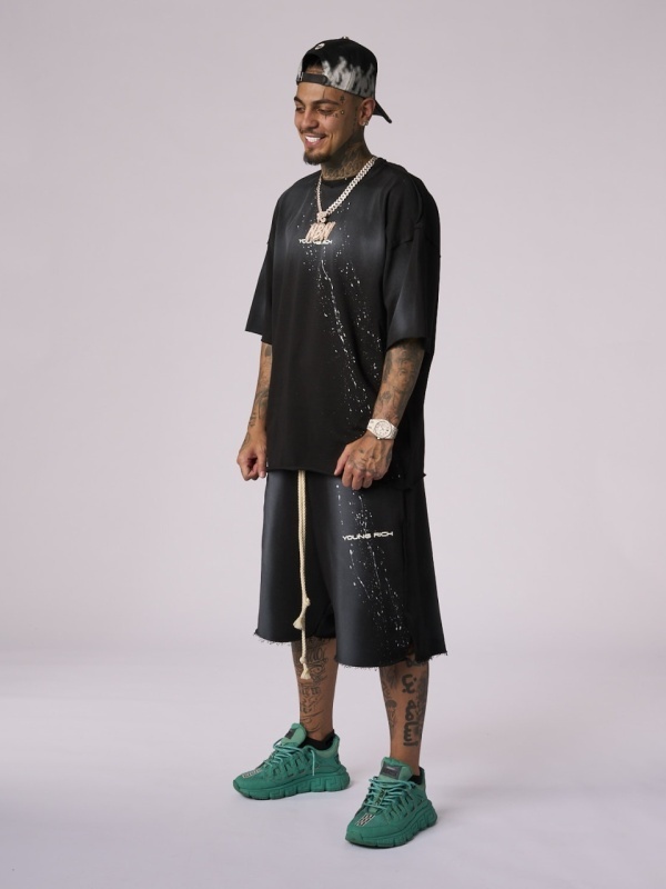 Tricou negru YR splash/paint - Img 3