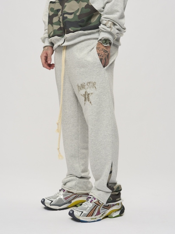 Pantalon gri/camo star - Img 4