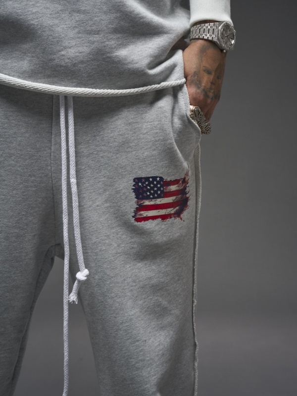 Pantalon gri flag USA/ NBN - Img 7