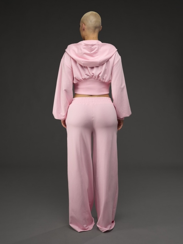 Pantalon roz wide - Img 4