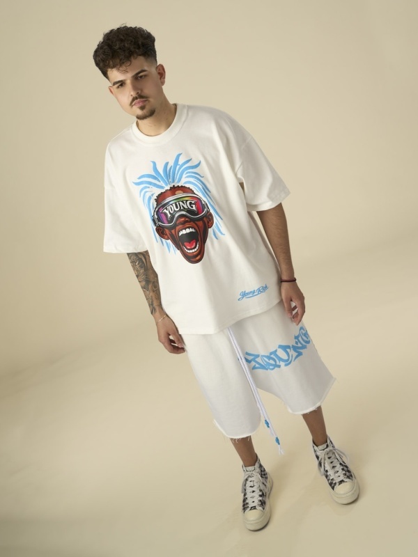 Tricou unt puff blue hair - Img 7