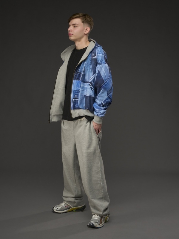 Pantalon duo gri/blue - Img 6