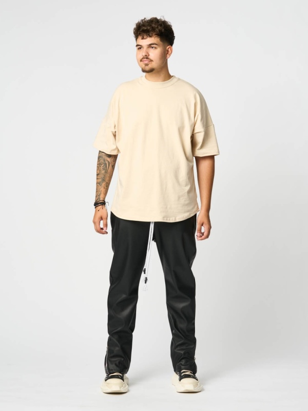 Pantalon eco leather lace white YRW - Img 5