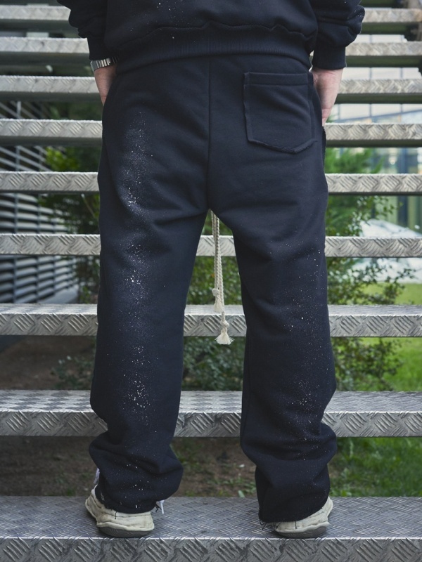 Pantalon negru YR vopsit - Img 4