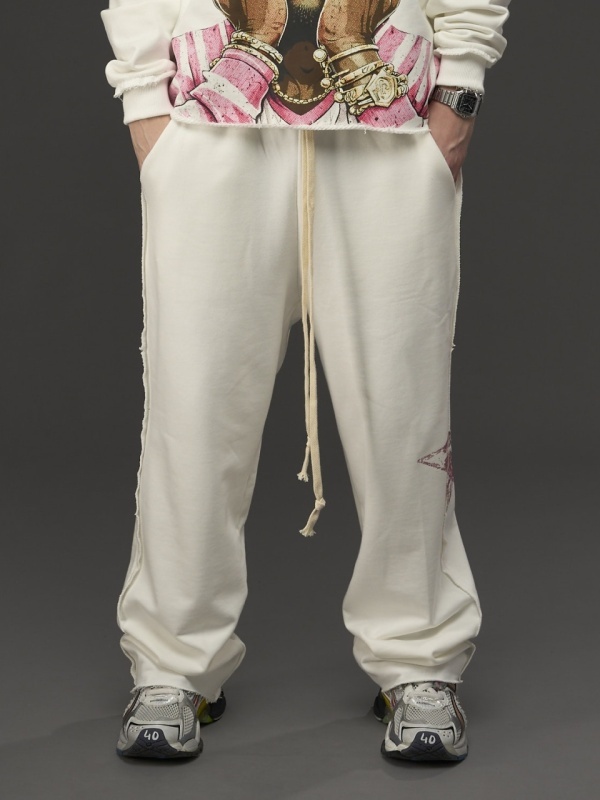 Pantalon unt star roz - Img 2