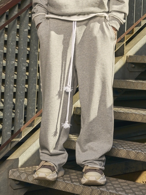 Pantalon gri raw pocket - Img 2