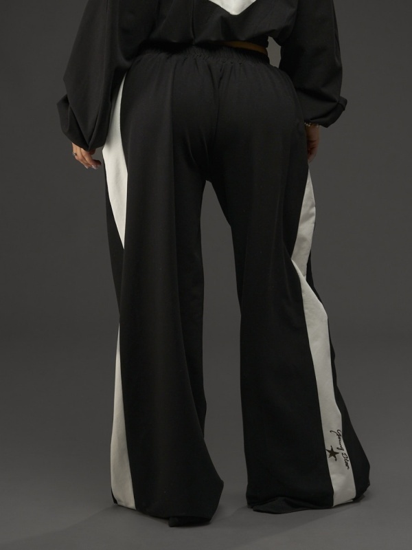 Pantalon negru/unt YS - Img 3