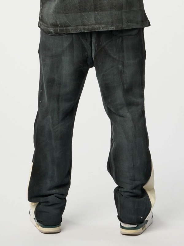 Pantalon negru vopsit AN rosu NBN - Img 3