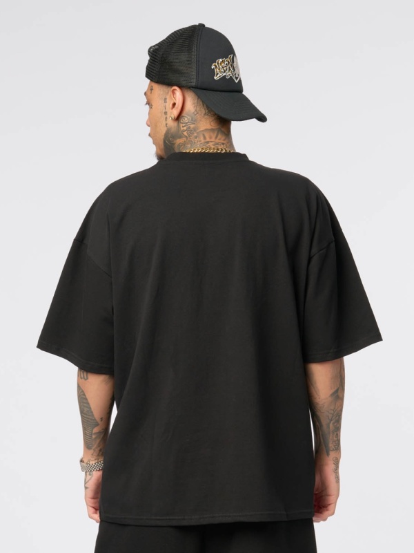 Tricou negru target silver NBN - Img 2