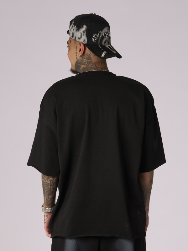 Tricou negru YR splash/paint - Img 4