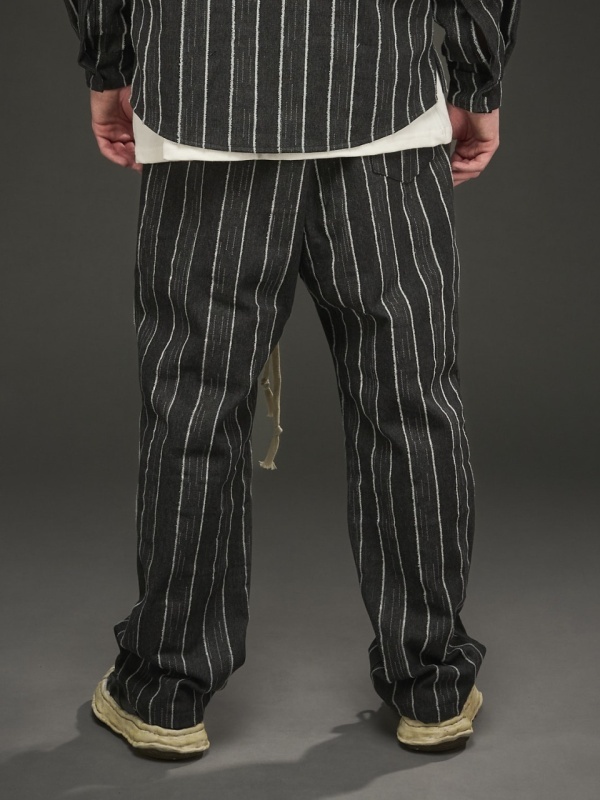 Compleu zipp jeans negru ribbed - Img 7