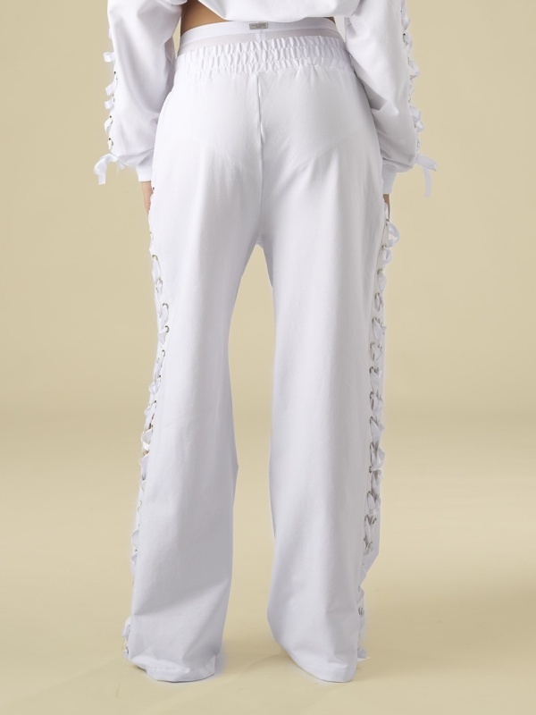 Pantalon alb silk - Img 4