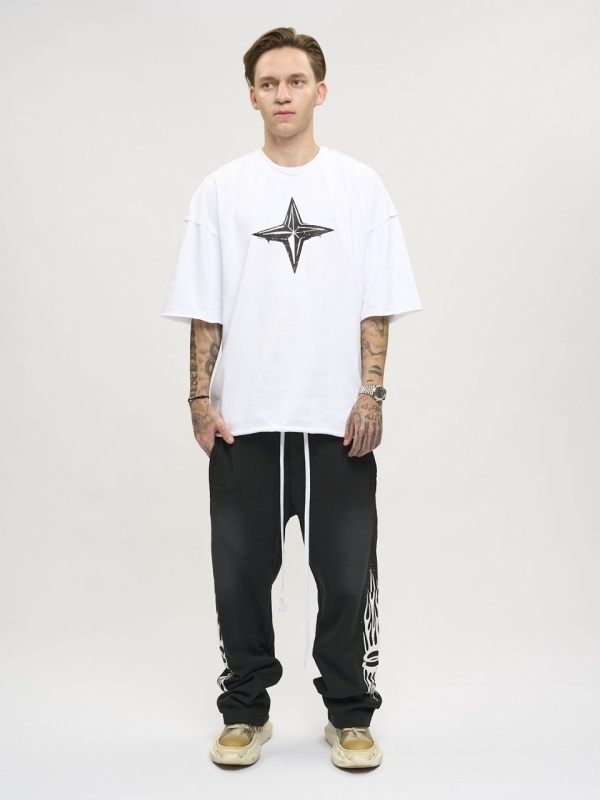 Pantalon negru flame shine - Img 5