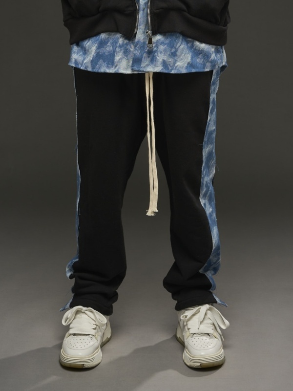 Pantalon negru/jeans ciel YR - Img 2