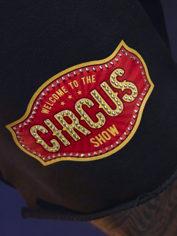 Sort negru Circus Show shine - Img 7