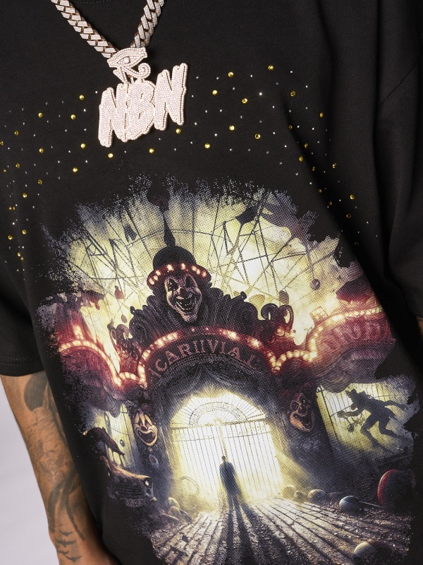Tricou negru Circus shine - Img 2