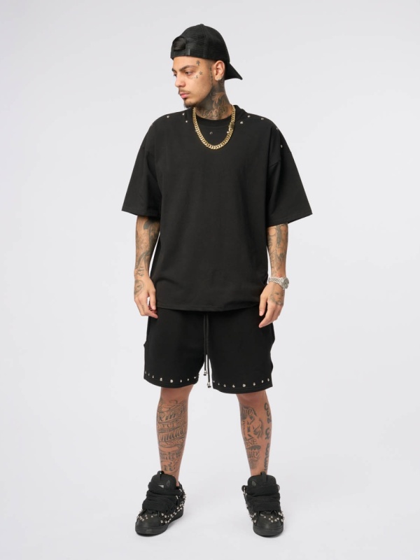 Tricou negru target silver NBN - Img 3