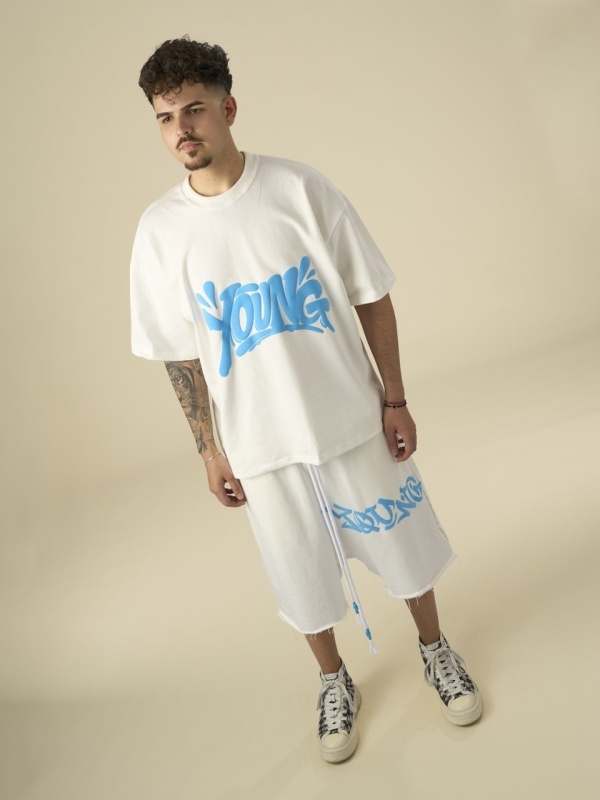 Tricou unt Young blue puff - Img 6
