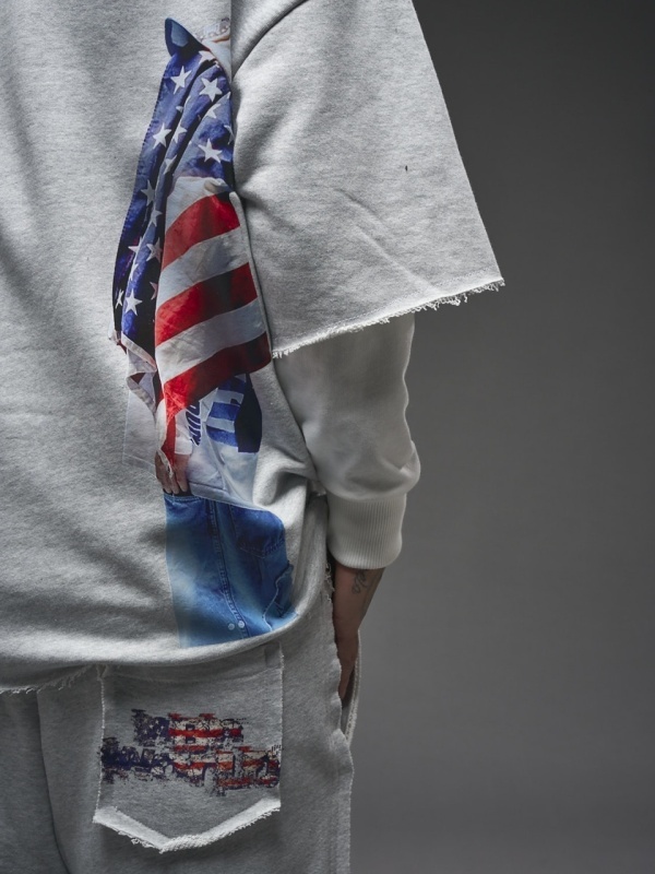 Bluza gri dublata liberty USA - Img 6