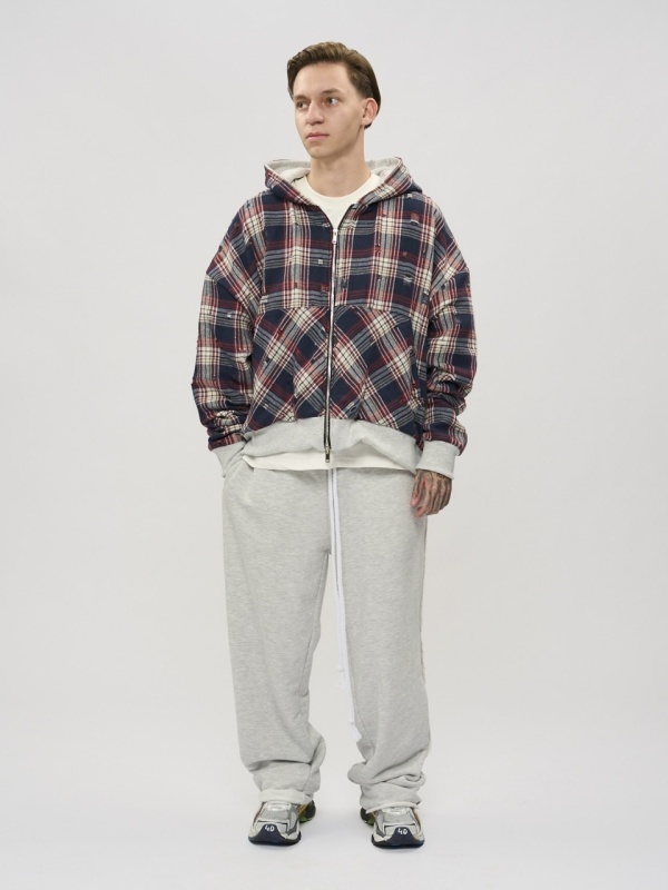 Pantalon double gri/red - Img 8