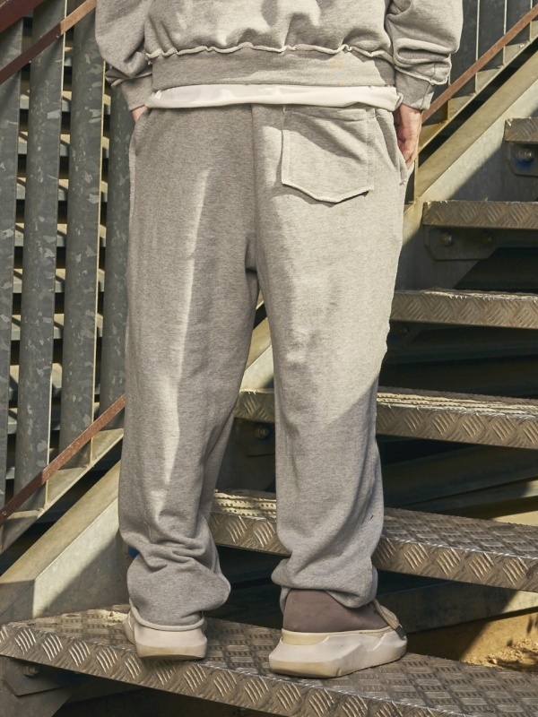 Pantalon gri raw pocket - Img 4