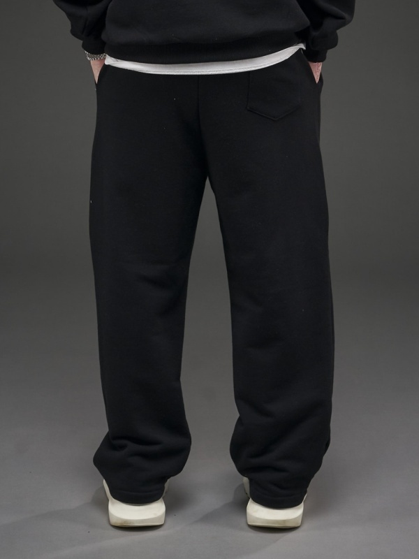 Pantalon negru/unt NY - Img 4