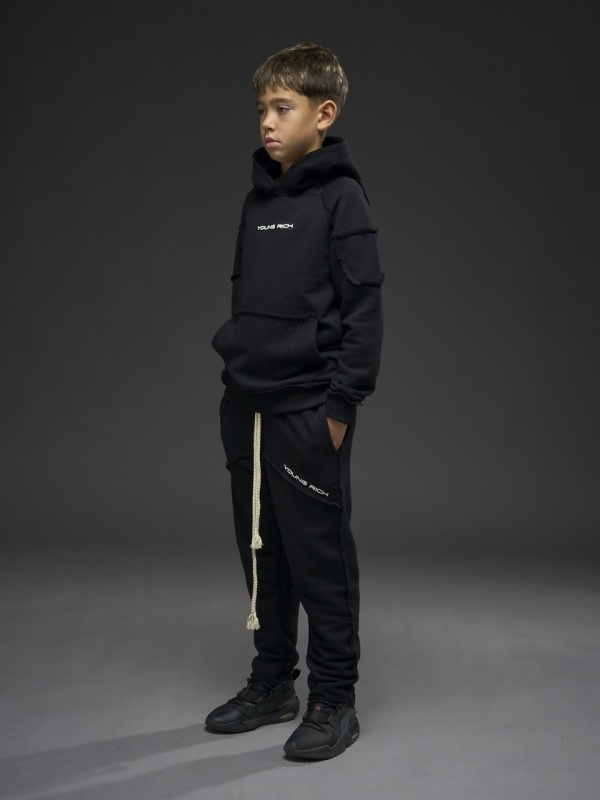 Pantalon negru V jr. YR - Img 5