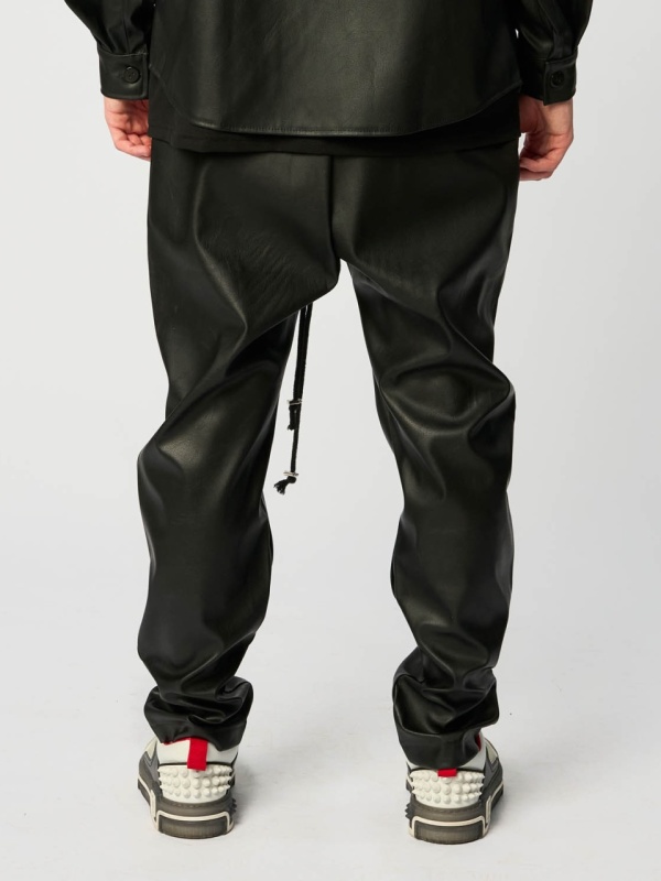 Pantalon piele eco silver - Img 3