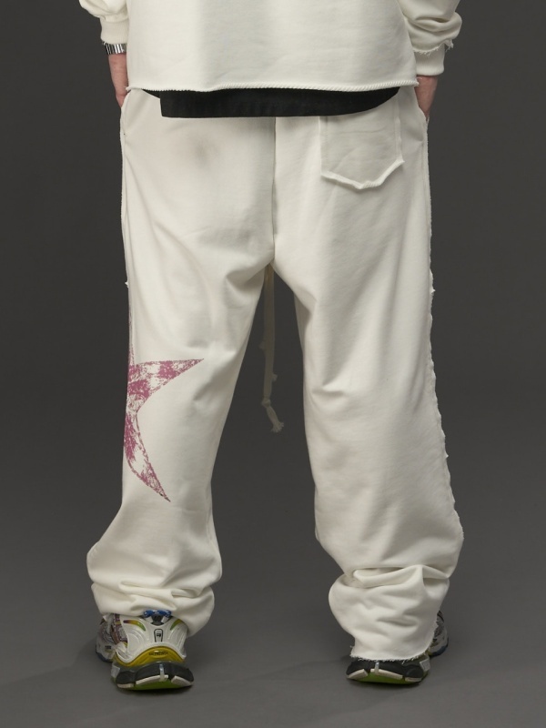 Pantalon unt star roz - Img 3