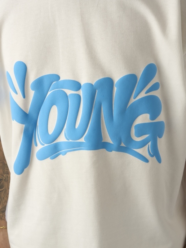 Tricou unt Young blue puff - Img 3