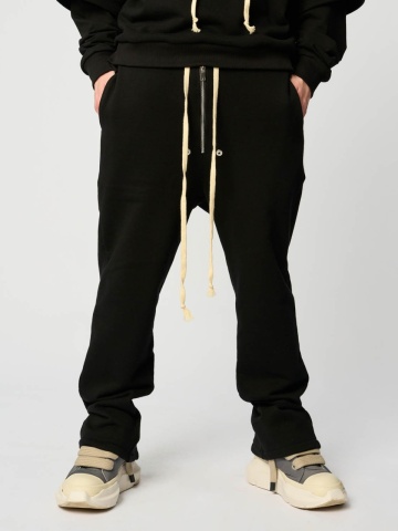 Pantalon negru zipp