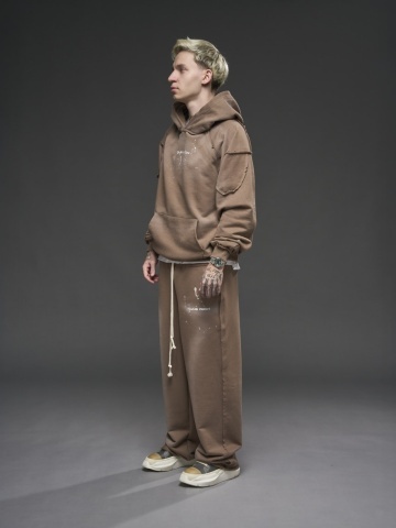 Pantalon maro YR vopsit