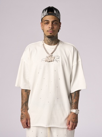 Tricou unt sign YR shine silver