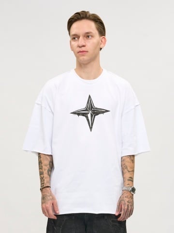 Tricou alb YS/north